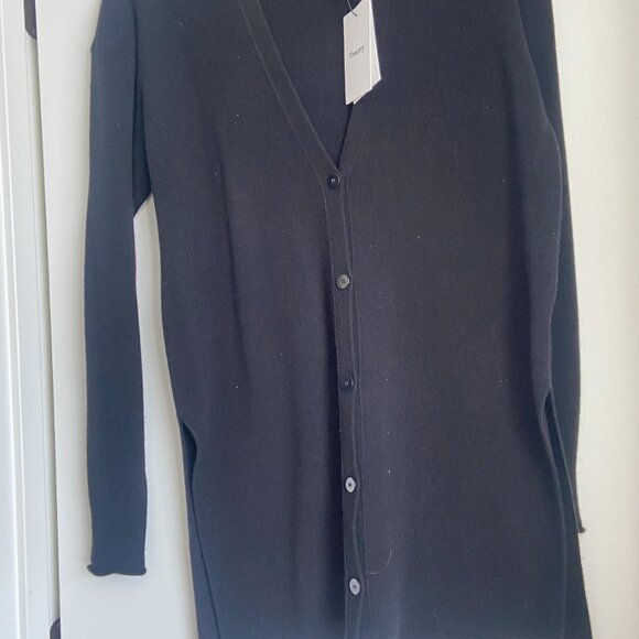NWT Theory Wool Button Down Long Cardigan Size P - Picture 5 of 8